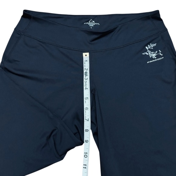 Paradox, Black Wide-Leg Cropped Pants, Size Large 🏃♀️➡️ - Picture 3 of 8